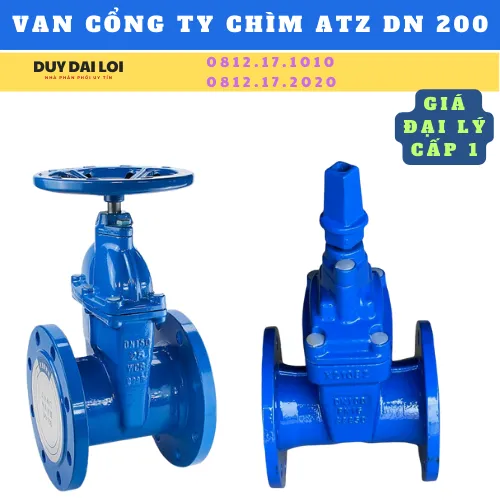 VAN CỔNG TY CHÌM ATZ DN 200