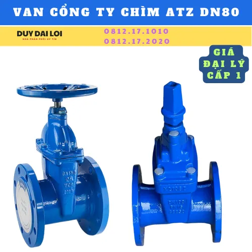 VAN CỔNG TY CHÌM ATZ DN 80