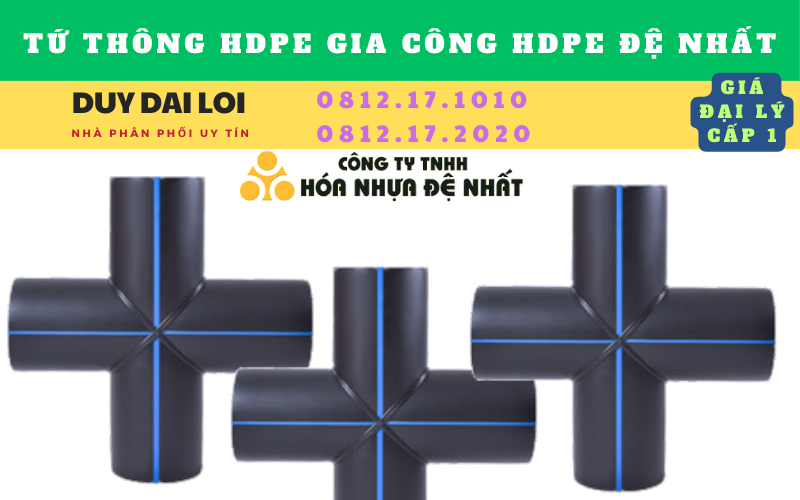 Tứ thông hdpe gia công đệ nhất hàn đối đầu Tứ thông hdpe gia công đệ nhất hàn đối đầu