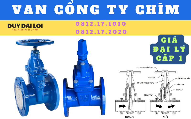 van cổng ty chìm van cổng ty chìm