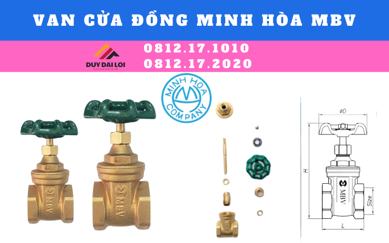 van cửa đồng MBV van cửa đồng MBV