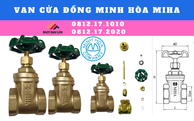van cửa đồng MIHA van cửa đồng MIHA
