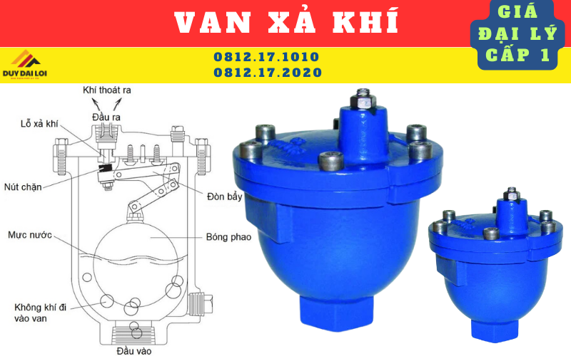 van xả khí ren gang van xả khí ren gang