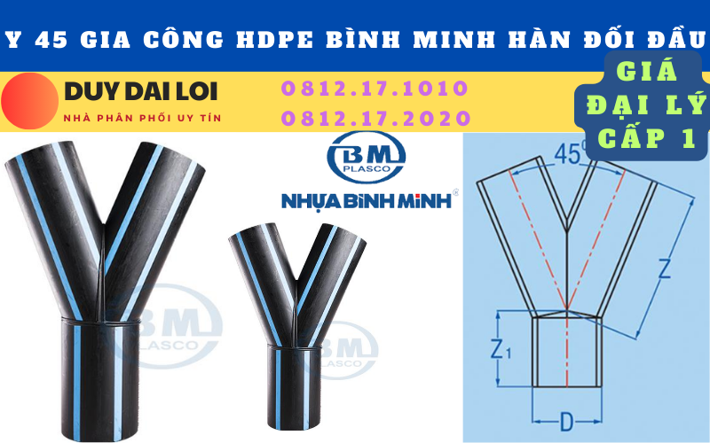 Y 45 hdpe gia công bình minh Y 45 hdpe gia công bình minh