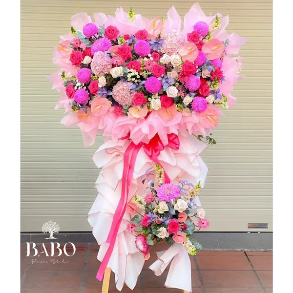 Kệ Hoa Chúc Mừng 30