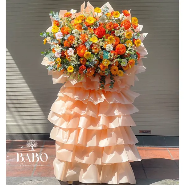 Kệ Hoa Chúc Mừng 38