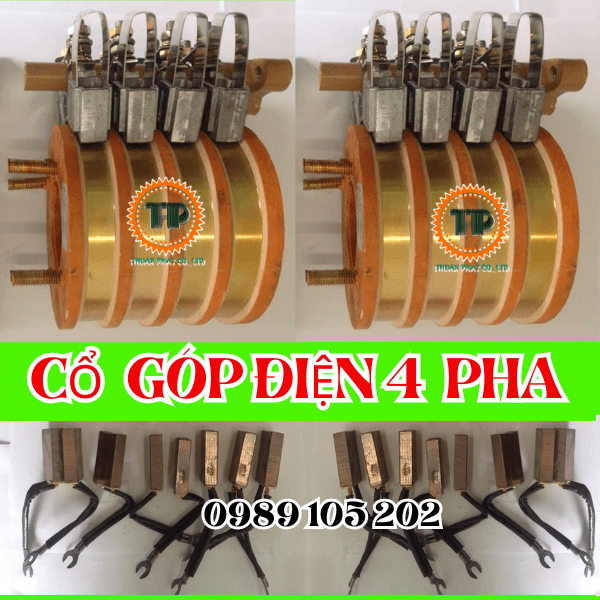 Cổ góp điện 4 pha nào thông dụng nhất? ️Cổ góp điện 4 pha dạng hở