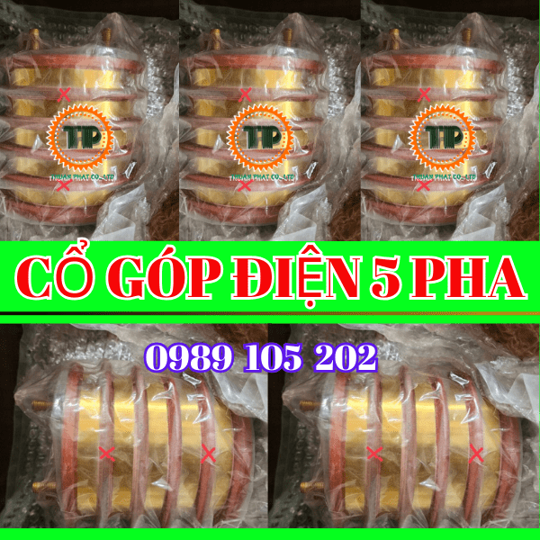 Tiết kiệm năng lượng với cổ góp điện 5 pha Tiết kiệm năng lượng với cổ góp điện 5 pha