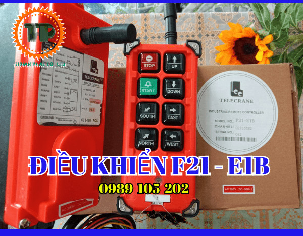Bộ điều khiển từ xa cầu trục Telecrane F21-E1B Bộ điều khiển từ xa cầu trục Telecrane F21-E1B
