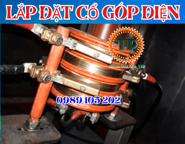 Lắp đặt cổ góp điện Lắp đặt cổ góp điện