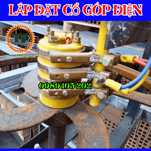 Lắp đặt cổ góp điện Lắp đặt cổ góp điện