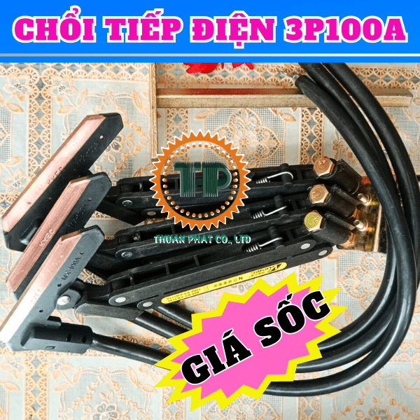 Chổi tiếp điện 3P100A Chổi tiếp điện 3P100A