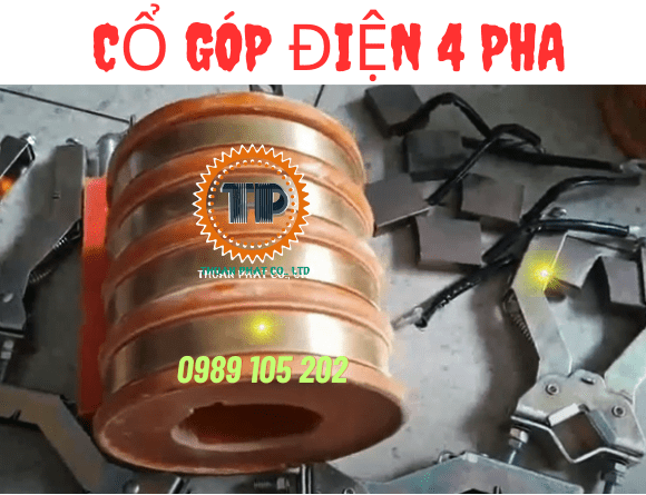 Báo giá cổ góp điện 4 pha Báo giá cổ góp điện 4 pha