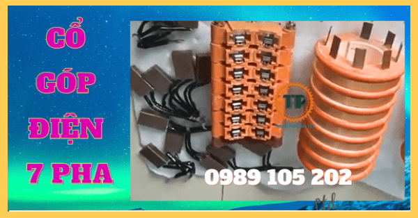Cổ góp điện 7 pha Cổ góp điện 7 pha