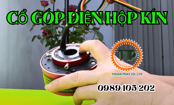 Cổ góp điện hộp kín 4 pha trục 20 mm Cổ góp điện hộp kín 4 pha trục 20 mm