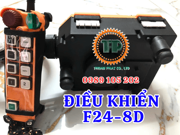Điều khiển cầu trục từ xa 8 nút Telecrane F24-8D Điều khiển cầu trục từ xa 8 nút Telecrane F24-8D