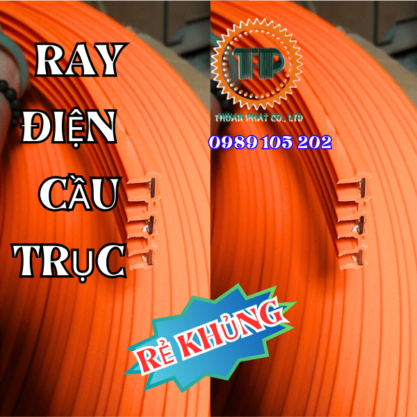 Ray điện cầu trục 3P-100A Ray điện cầu trục 3P-100A