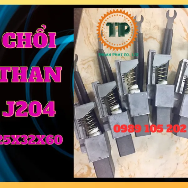 Chổi than J204 25x32x60mm dùng cho máy nghiền xi măng
