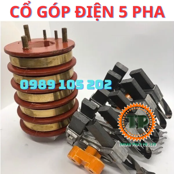 Bộ cổ góp điện 5 pha