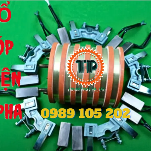 Cổ góp điện 6 pha trục 65