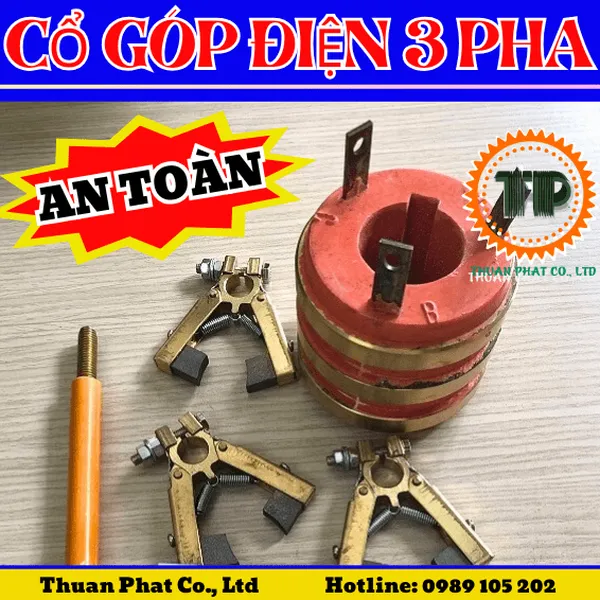 Cổ góp điện 3 pha