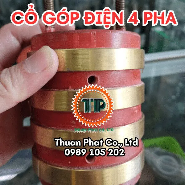 Cổ góp điện 4 vành trượt