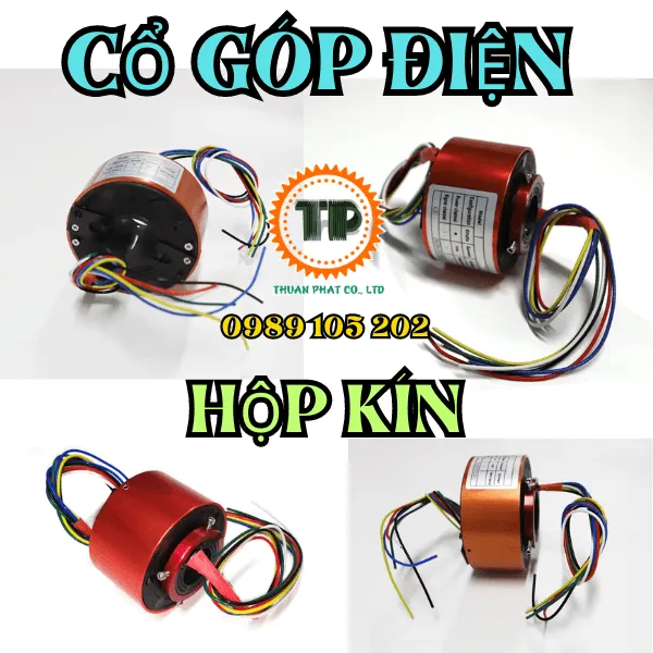 Cổ góp điện hộp kín 5 pha