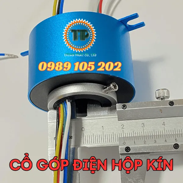 Cổ góp điện dạng kín