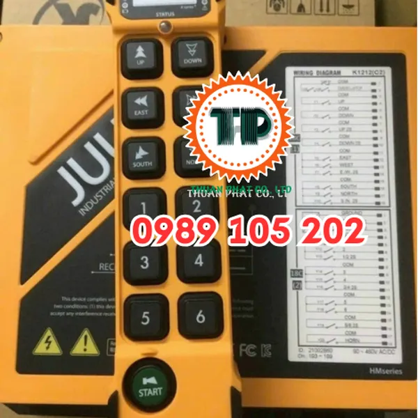 Điều khiển cầu trục Juuko K600, K606, K800, K808, K1000, K1001, K1200