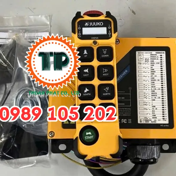 Điều khiển cầu trục Juuko K600, K606, K800, K808, K1000, K1001, K1200