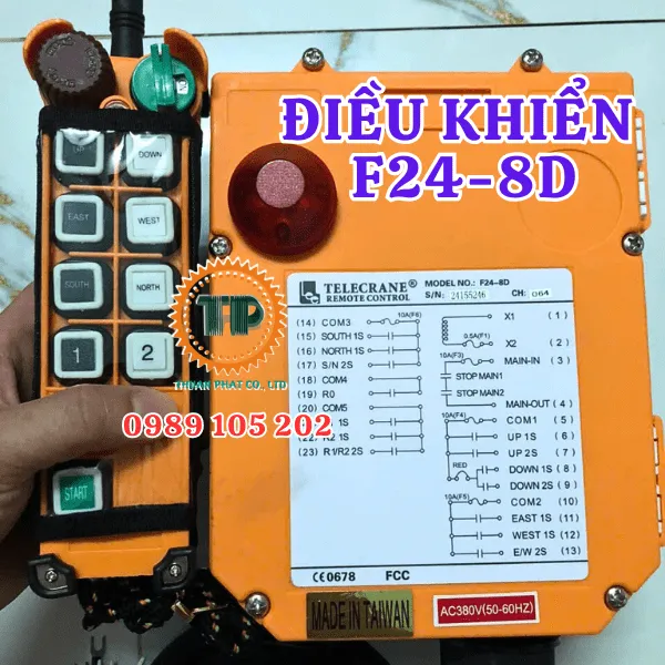 Điều khiển cầu trục Telecrane F24-8D