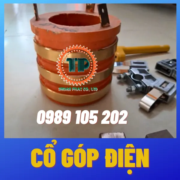 Cổ góp điện 3 pha trục 55