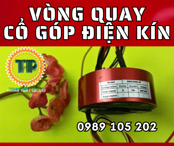 Vòng quay cổ góp điện kín Vòng quay cổ góp điện kín
