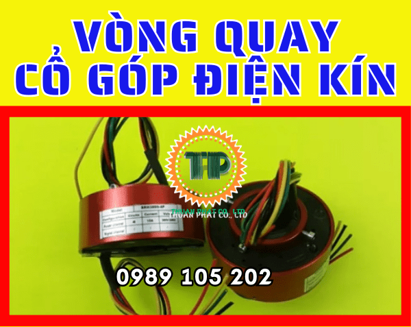 Vòng quay cổ góp điện kín Vòng quay cổ góp điện kín