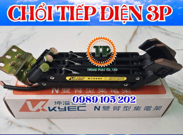 Chổi tiếp điện 3P-60A Chổi tiếp điện 3P-60A