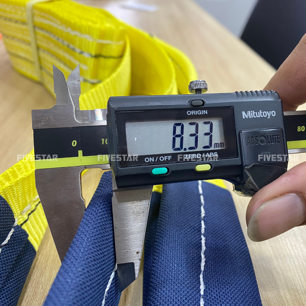 độ dày phần mắt dẹp của dây cáp vải cẩu hàng tải 3 tấn độ dày phần mắt dẹp của dây cáp vải cẩu hàng tải 3 tấn