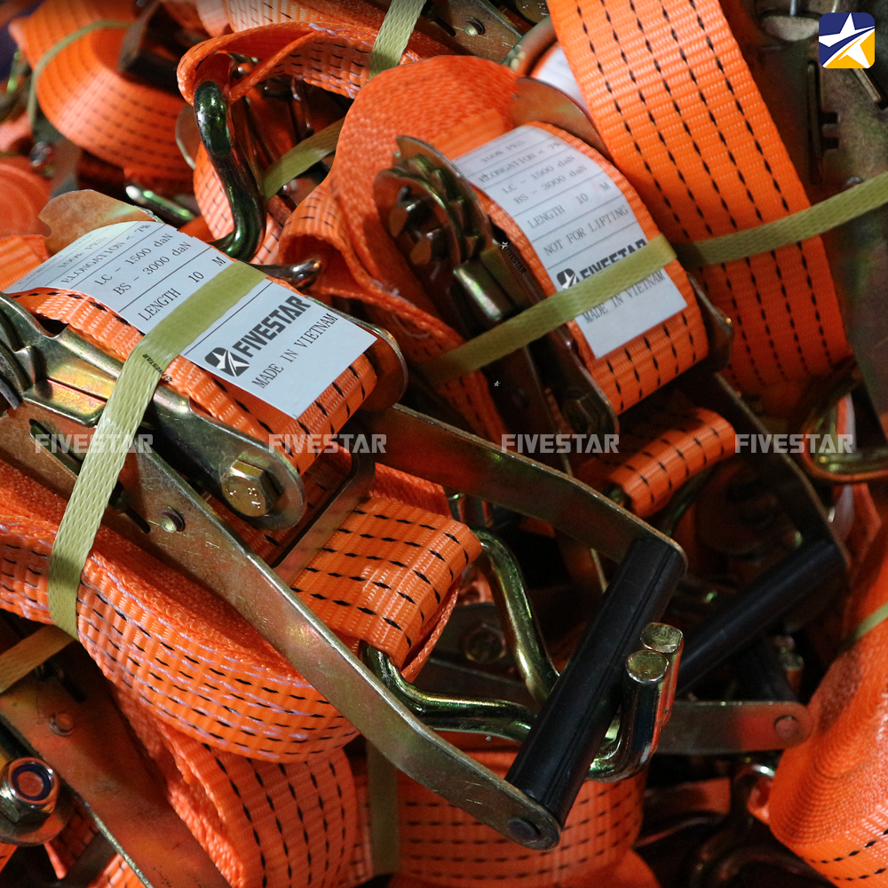 Lô hàng dây chằng hàng tăng đơ bản lớn 50mm móc J Lô hàng dây chằng hàng tăng đơ bản lớn 50mm móc J