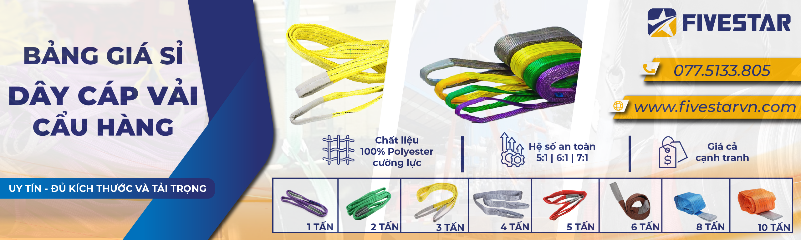 Bảng giá si dây cáp vải cẩu hàng tháng 10 năm 2024 Bảng giá si dây cáp vải cẩu hàng tháng 10 năm 2024