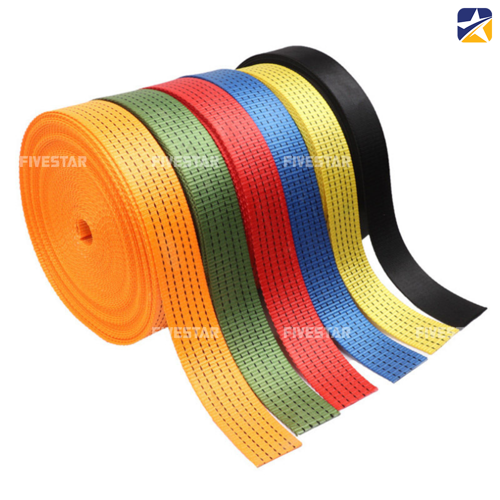 Các sản phẩm dây đai dệt từ sợi Polyester ứng dụng chính trong sản xuất các sản phẩm dây đai ràng Các sản phẩm dây đai dệt từ sợi Polyester ứng dụng chính trong sản xuất các sản phẩm dây đai ràng