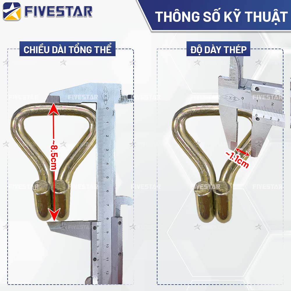 các số đo cơ bản của móc J bản 50mm tải 5 tấn các số đo cơ bản của móc J bản 50mm tải 5 tấn