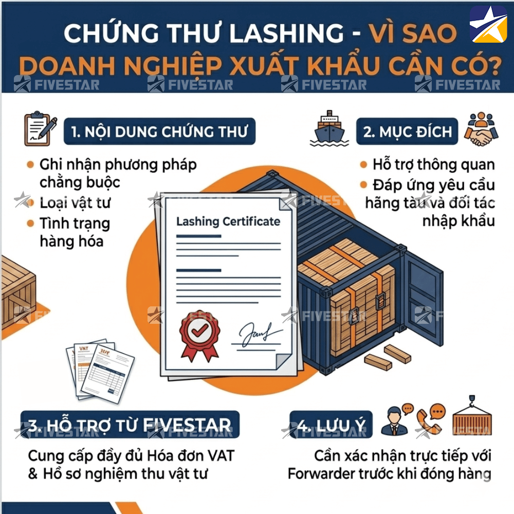 Hồ sơ nghiệm thu vật tư chứng thư lashing Fivestar Hồ sơ nghiệm thu vật tư chứng thư lashing Fivestar