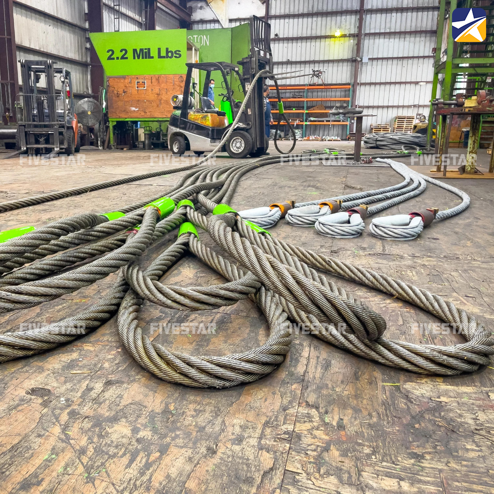 Dây cáp thép cẩu hàng được sử dụng phổ biến trong lĩnh vực nâng hạ hàng hóa Dây cáp thép cẩu hàng được sử dụng phổ biến trong lĩnh vực nâng hạ hàng hóa