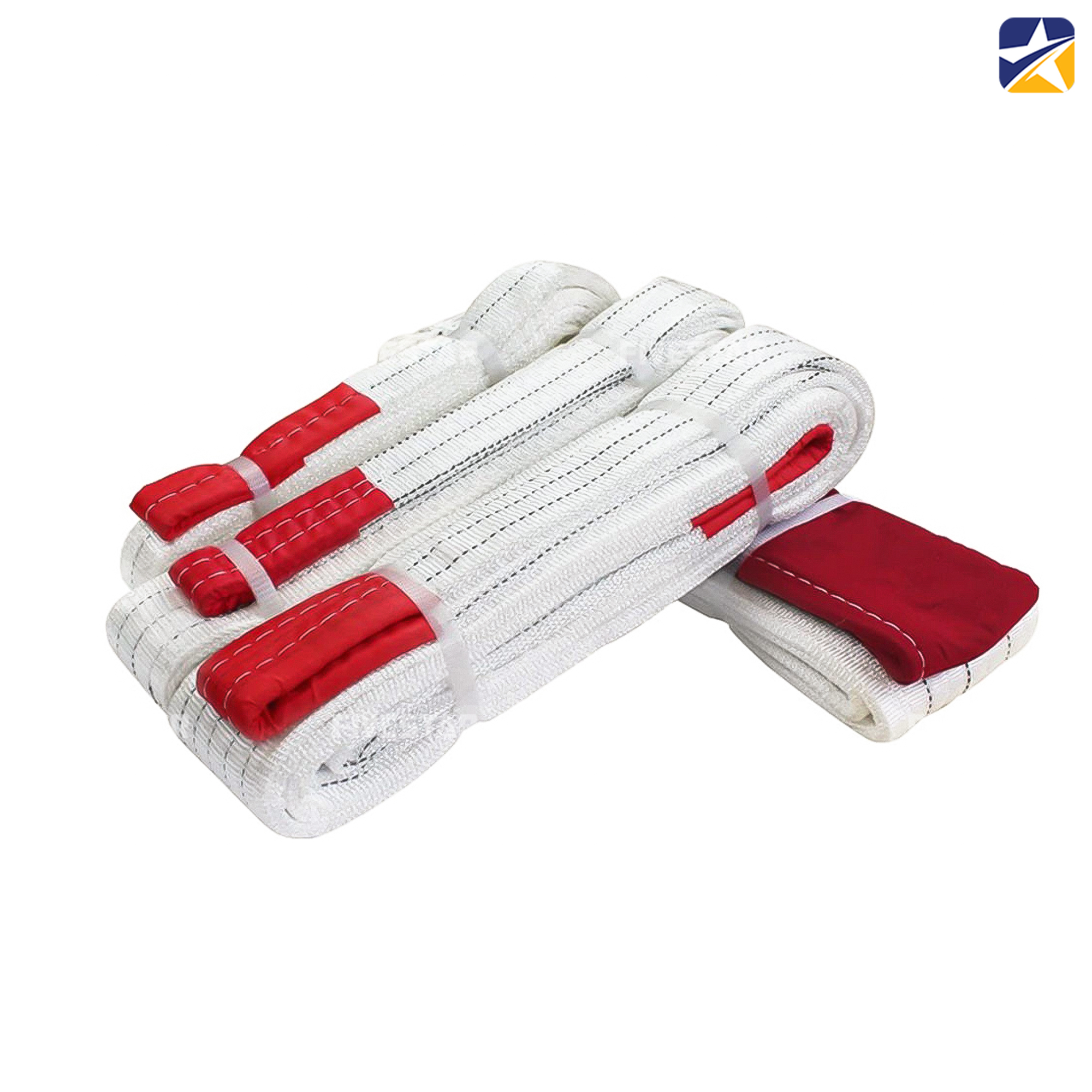 Dây cáp vải cẩu hàng Hàn Quốc đủ tải trọng để sử dụng Dây cáp vải cẩu hàng Hàn Quốc đủ tải trọng để sử dụng