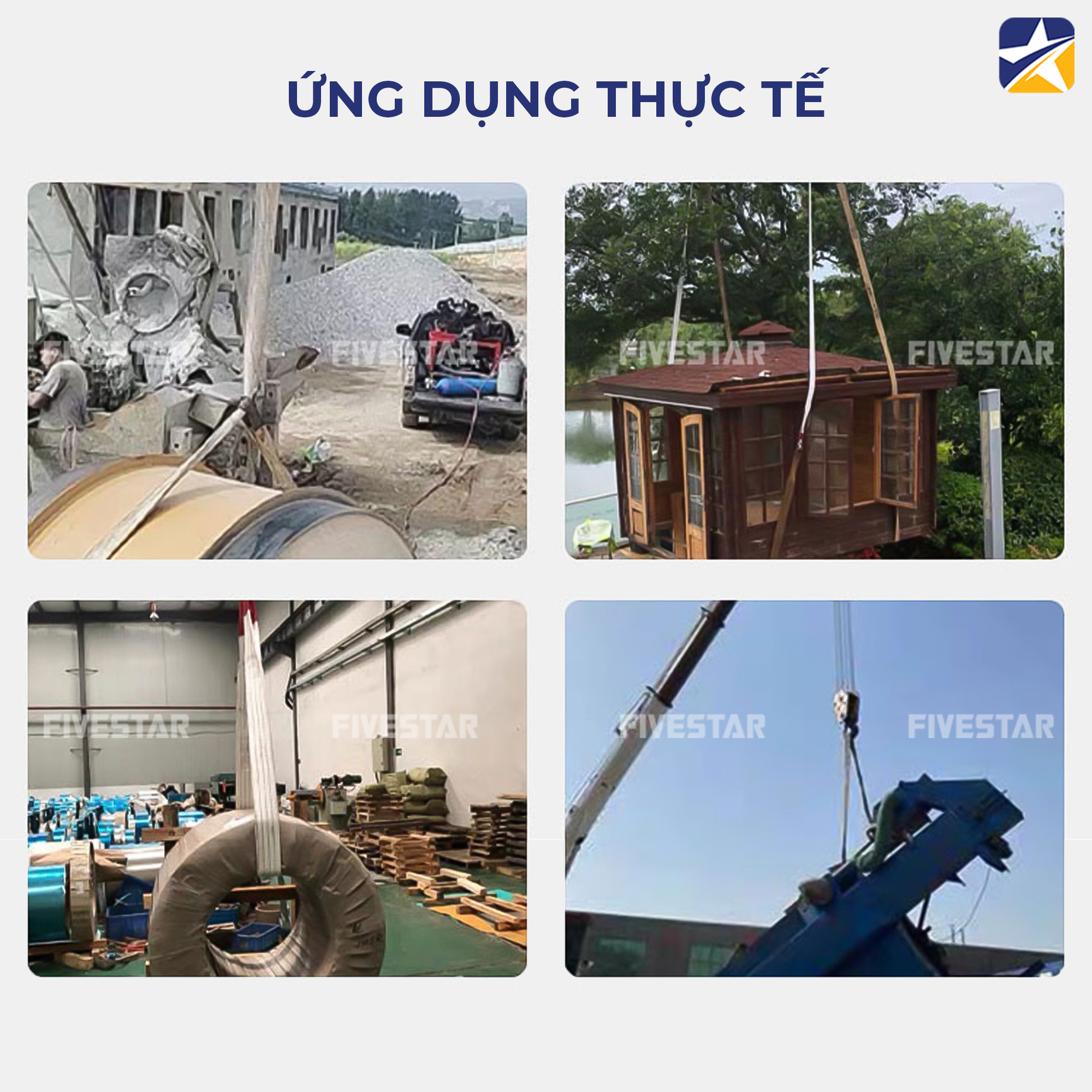 Dây cáp vải cẩu hàng Hàn Quốc được sử dụng nhiều trong công nghiệp nâng hạ Dây cáp vải cẩu hàng Hàn Quốc được sử dụng nhiều trong công nghiệp nâng hạ