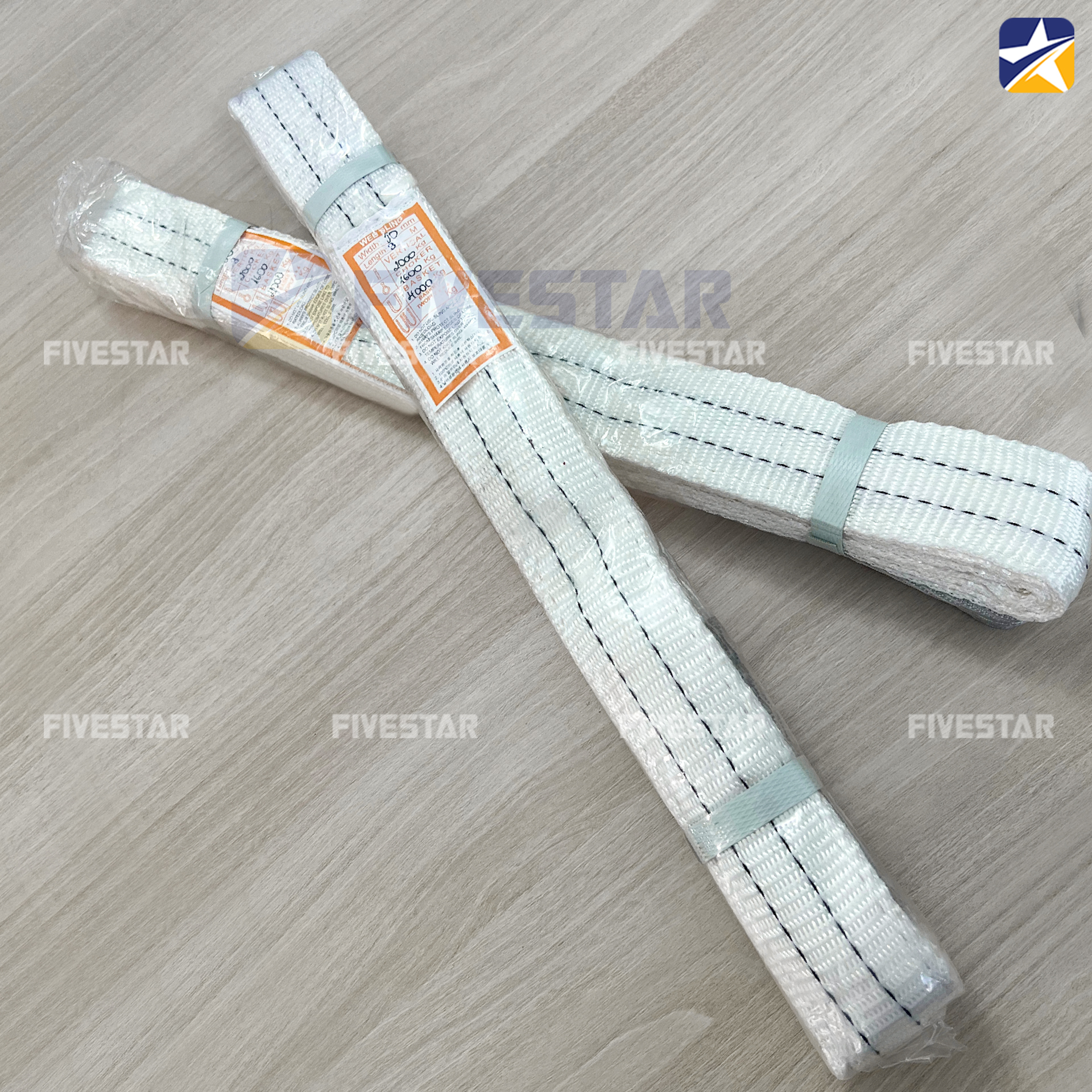 Dây cáp vải màu trắng có đa dạng tải trọng Dây cáp vải màu trắng có đa dạng tải trọng