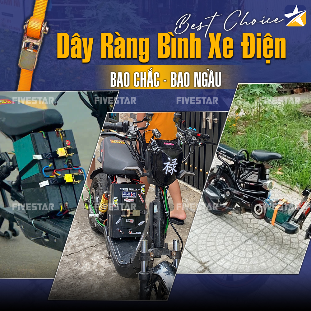 Dây tăng đơ sự lựa chọn tuyệt vời cố định bình xe điện Dây tăng đơ sự lựa chọn tuyệt vời cố định bình xe điện