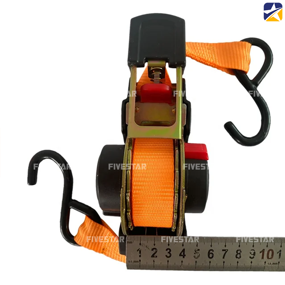 Dây tăng đơ tự rút có bản ngang 25mm cho tải 800kg Dây tăng đơ tự rút có bản ngang 25mm cho tải 800kg