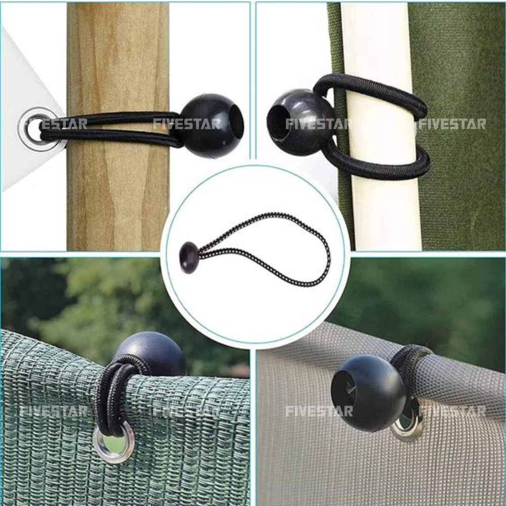 Dây thun bi nhựa buộc nhanh Ball Bungee sử dụng rất tiện lợi Dây thun bi nhựa buộc nhanh Ball Bungee sử dụng rất tiện lợi