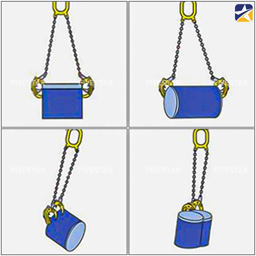 Dễ dàng nâng hạ thùng phuy theo nhiều tư thế Dễ dàng nâng hạ thùng phuy theo nhiều tư thế