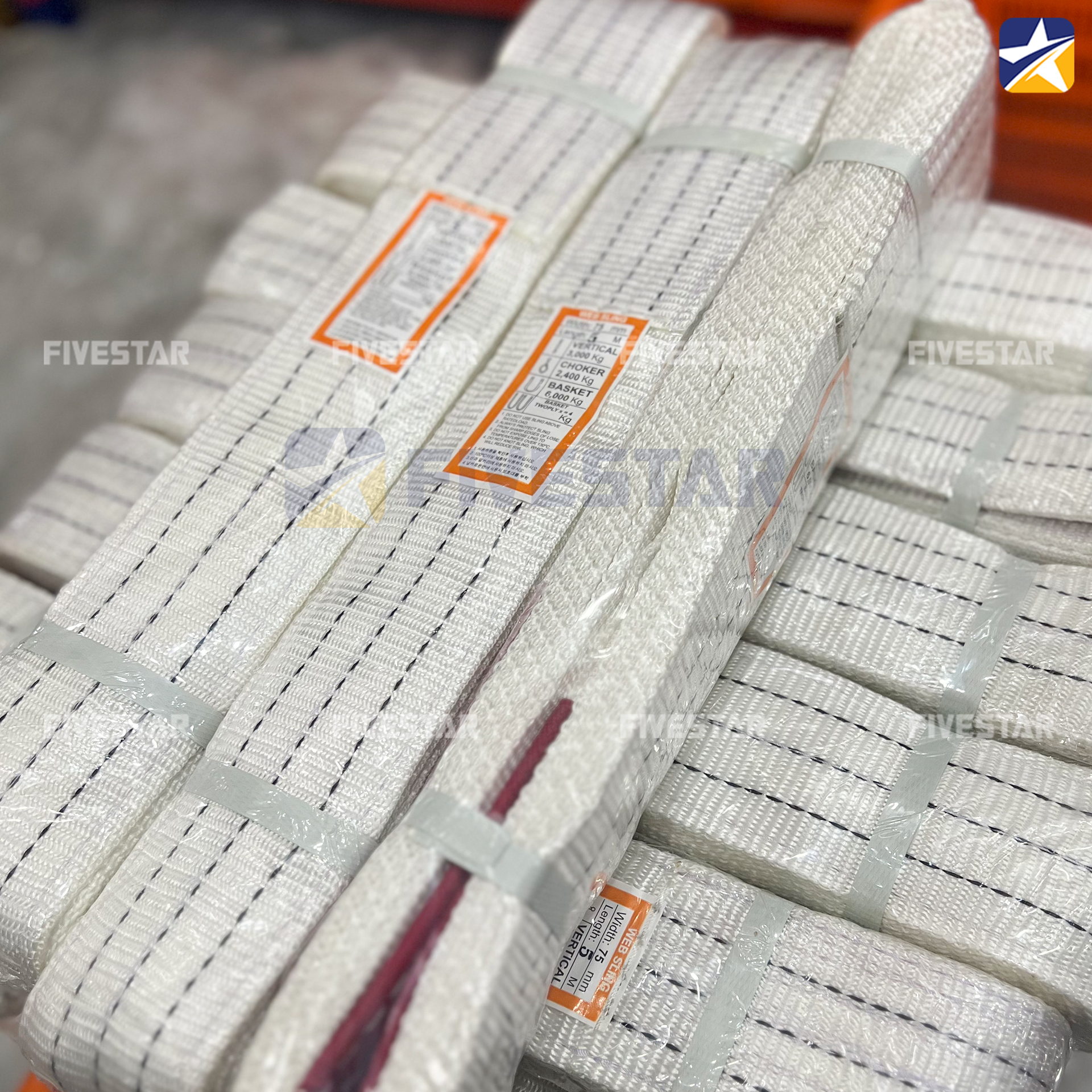 Hình thực tế dây cáp vải màu trắng Hình thực tế dây cáp vải màu trắng